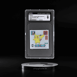 1999 Pokemon Amada Super Dx Gold Japanese Clear Pikachu #D88 CGC 9