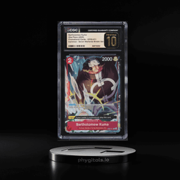 2025 One Piece Promo Seven Warlords Binder Set Alt Art Bartholomew Kuma #OP05-011 CGC 10