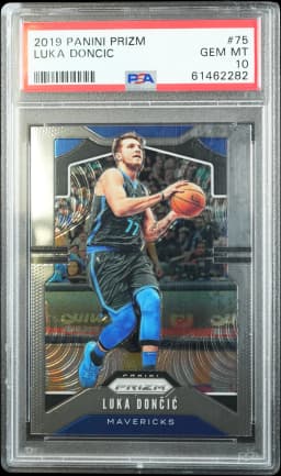 2019 Luka Doncic #75 Prizm PSA 10.0