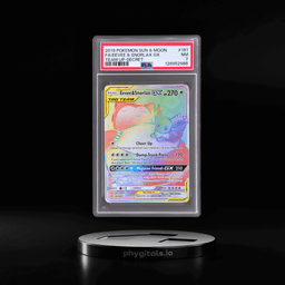 2019 Pokemon Sun and Moon Team Up Secret Rare Eevee/Snorlax Gx #191 PSA 7