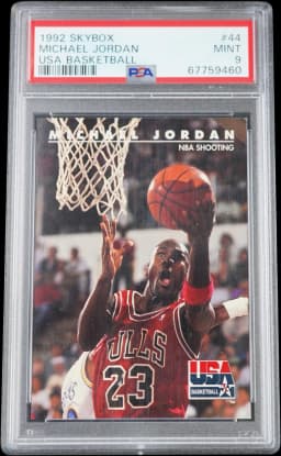 1992 Michael Jordan #44 Skybox USA PSA 9.0