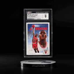 1991 Upper Deck Team Checklist Michael Jordan #75 CGC 9 MINT