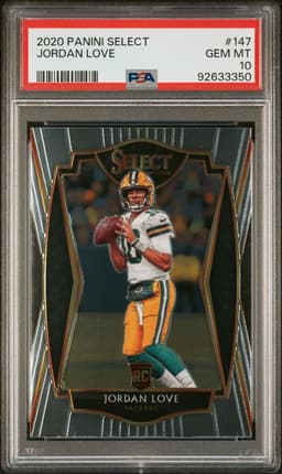 2020 Jordan Love #147 Select PSA 10.0