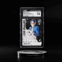 2025 Donruss White Hot Jaxson Dart ROOKIE #WHR-JXD CGC 10 GEM MINT