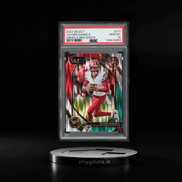 2024 Select Club Level Green & Red Shock Prizm Jayden Daniels ROOKIE #217 PSA 10 GEM MINT
