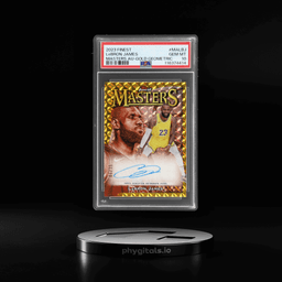 2023 Finest Masters Autograph Gold Geometric Refractor LeBron James #MALBJ 6/15 PSA 10