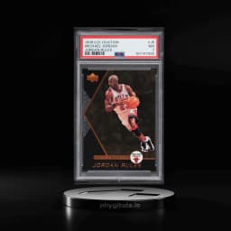 1998 Upper Deck Ovation Jordan Rules Michael Jordan #J5 PSA 7 NRMT