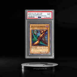2002 Yu-Gi-Oh! Legend of Blue Eyes White Dragon Right Leg of the Forbidden One #LOB120 PSA 9