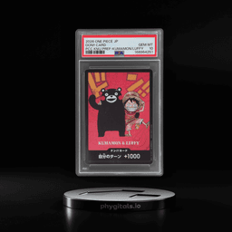 2026 One Piece Japanese Premium Card Collection Kumamoto Prefecture Kumamon and Luffy Don Card PSA 10