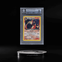 2000 Pokemon Team Rocket Holo Dark Charizard #4 BGS 9