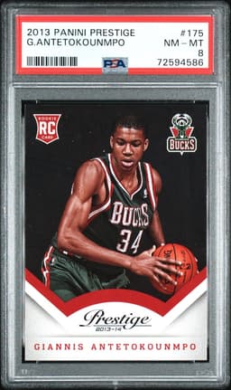 2013 Giannis Antetokounmpo #175 Prestige PSA 8.0