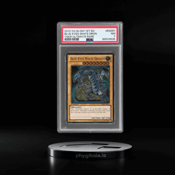 2013 Yu-Gi-Oh! Starter Deck Kaiba Reloaded 1st Edition Ultimate Rare Blue-Eyes White Dragon #EN001 PSA 7
