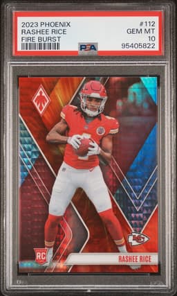 2023 Rashee Rice #112 Phoenix Fire Burst PSA 10.0