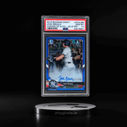 2018 Bowman Draft Chrome Autograph Blue Refractor Josh Breaux #CDA-JBR 121/150 PSA 10