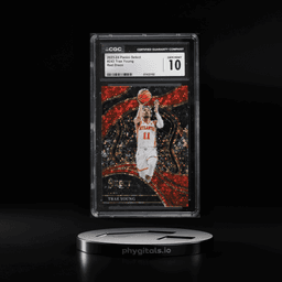 2023 Select Courtside Red Disco Trae Young /49 #243 CGC 10 GEM MINT