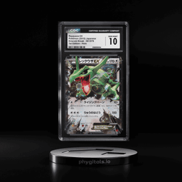 2015 Pokemon Japanese XY Emerald Break 1st Edition Holo Rayquaza EX #61 CGC 10 GEM MINT