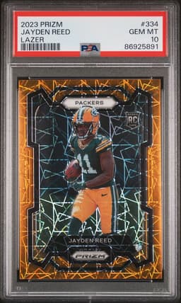 JAYDEN REED #334 PRIZM LAZER PSA 10.0
