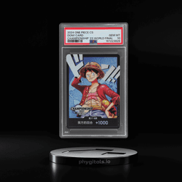 2024 One Piece Simplified Chinese Promo Championship '23 World Final Don!! Card PSA 10
