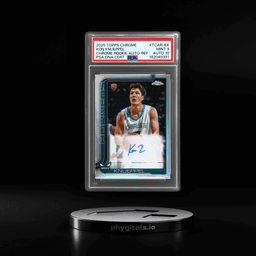 2025 Topps Chrome Rookie Autograph Refractor Kon Knueppel #TCAR-KK PSA 9