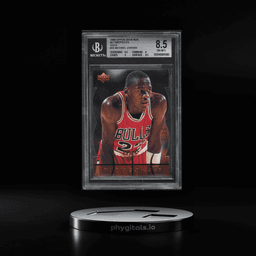 1998 Upper Deck MJx Timepieces Gold Die-Cut Michael Jordan /23 #26 BGS 8.5