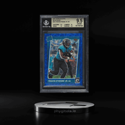 2021 Donruss Optic Blue Scope Travis Etienne Jr. ROOKIE #214 BGS 9.5 GEM MINT