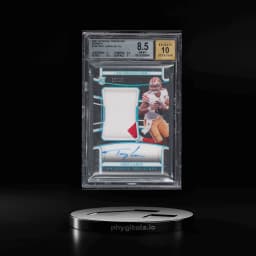 2021 National Treasures Midnight Trey Lance ROOKIE PATCH AUTO /20 #158 BGS 8.5 NM-MT+