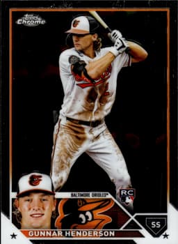 2023 Gunnar Henderson #2 Topps Chrome Negative