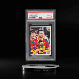 2010 Panini FC Barcelona Lo Mejor Del Mundo Lionel Messi #3 PSA 10 GEM MINT