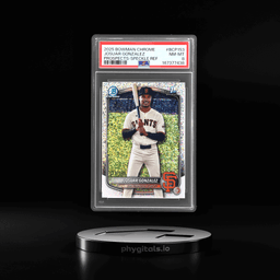 2025 Bowman Chrome Prospects Speckle Refractors Josuar Gonzalez #BCP153 177/299 PSA 8