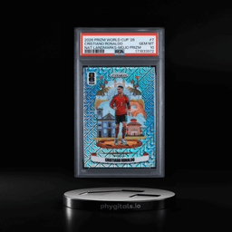 2026 Panini Prizm World Cup National Landmarks Mojo Prizm Cristiano Ronaldo #7 PSA 10