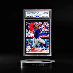 2018 Topps Update At Bat In Blue Jersey Ronald Acuna Jr. #US250 PSA 10