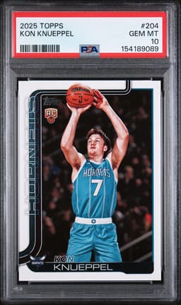 2025 Kon Knueppel #204 Topps PSA 10.0