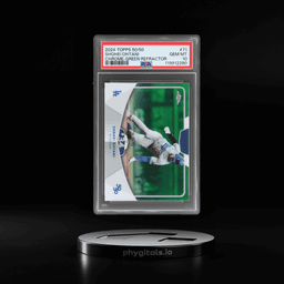 2024 Topps 50/50 Ohtani Chrome Green Refractors Shohei Ohtani #71 85/99 PSA 10