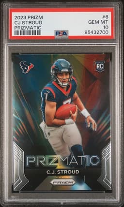 2023 C. J. Stroud #6 Prizm Prizmatic PSA 10.0