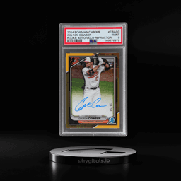 2024 Bowman Chrome Rookie Autograph Gold Refractor Colton Cowser #CRA-CC 29/50 PSA 9