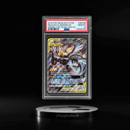 2019 Pokemon Sun and Moon Black Star Promo Tag Team Tins Pikachu/Zekrom Gx #SM168 PSA 10