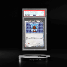 2017 Pokemon Sun and Moon Eevee Mega Campaign Japanese Poncho Wearing Eevee #143SMP PSA 9