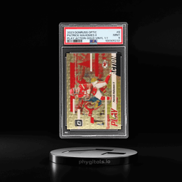 2023 Play Action Donruss Optic Gold Vinyl Patrick Mahomes II #8 PSA 9