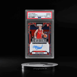2024 Panini Prizm Sensational Signatures Snakeskin Prizm Nikola Durisic #SSNDJ 11/15 PSA 10