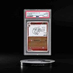2023 Pokemon Scarlet and Violet Promo Japanese Yu Nagaba X Pokemon Card Game Campaign Flareon #065 PSA 10