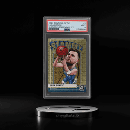 2024 Donruss Optic Slammy Gold Vinyl 1/1 Luka Doncic #1 PSA 9