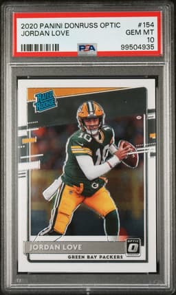 2020 Jordan Love #154 Donruss Optic PSA 10.0