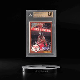 1990 Kenner Starting Lineup Brown Border Michael Jordan BGS 9.5