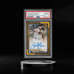 2024 Bowman Draft Chrome Gold Shimmer Boston Bateman AUTO /50 #CPABBA PSA 10 GEM
