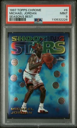 1997 Michael Jordan #6 Topps Season's Best PSA 9.0