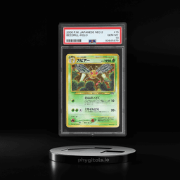 2000 Pokemon Neo 2 Crossing the Ruins Japanese Holo Beedrill #15 PSA 10
