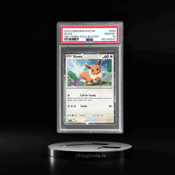 2023 Pokemon Scarlet and Violet Black Star Promos Obsidian Flames Three Pack Blister Eevee #43 PSA 10