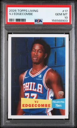 2025 VJ Edgecombe #17 Topps Living PSA 10.0
