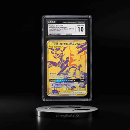 2019 Pokemon Japanese SM Tag Team All Stars Gold Rare Pikachu & Zekrom Gx CGC 10 GEM MINT
