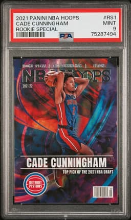 2021 Cade Cunningham #RS-1 Hoops Rookie Special PSA 9.0